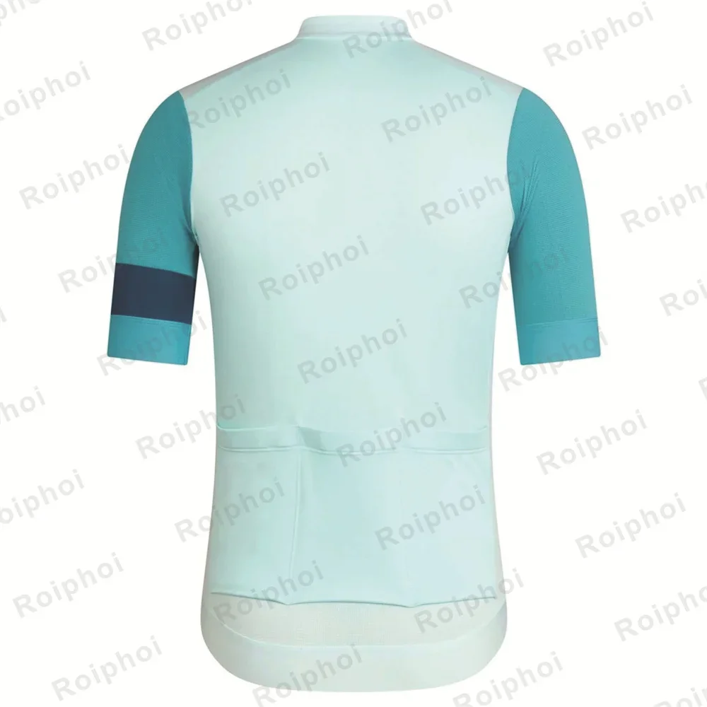 2023 ROIPHOI Cycling Jersey Men Bicycle Clothing Male MTB Maillot Clothes Pockets Mountain Bike Shirt Enduro Racing Summer