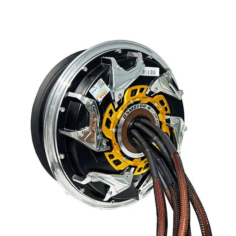 QSMOTOR 12 Inch V5 Upgraded 6000WP High-efficiency Permanent Magnet Brushless DC Motor Electric Bicycle IE4 Waterproof