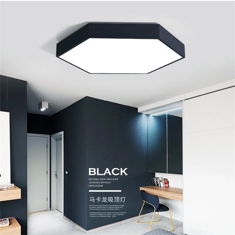 

LED Ceiling Lamp Modern Ceiling Lamp Living Room Lighting Bedroom Lamp Nordic Hexagonal Study Kitchen Lamp