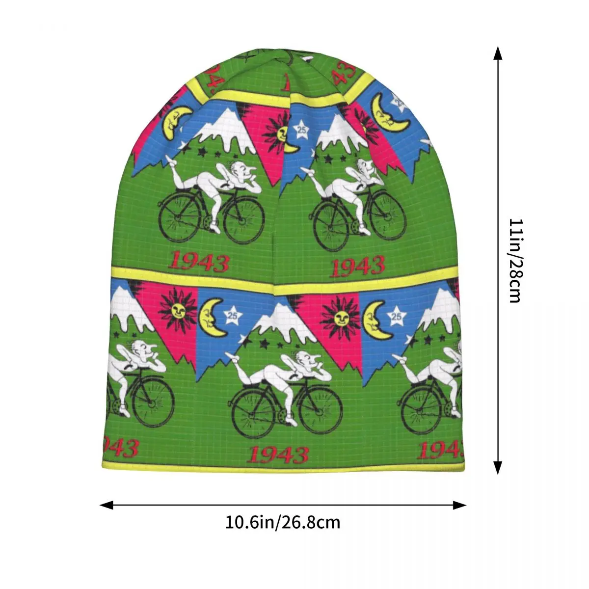 LSD - 1943 Albert Hofmann Warm Knitted Cap Fashion Bonnet Hat Autumn Winter Outdoor Beanies Hats for Men Women Adult