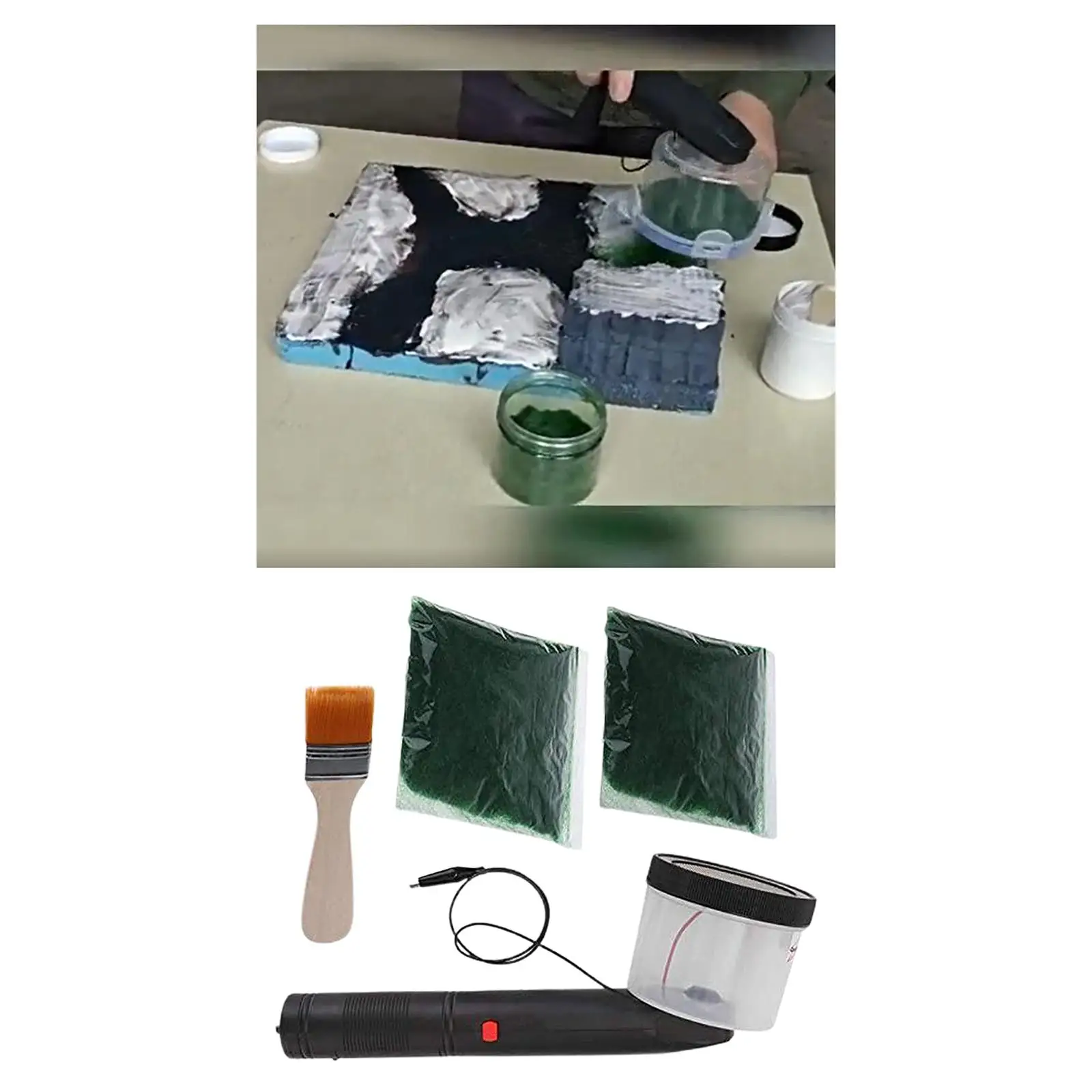 

Grass Planter Decoration Supplies Modeling Accessories Electrostatic Flocking