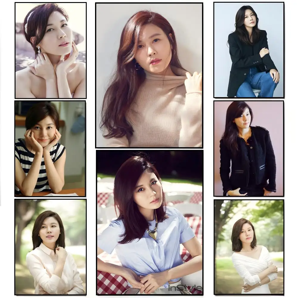 K-Kim Ha-neul Poster Frameless Wall Art Print, Peel-and-Stick Removable