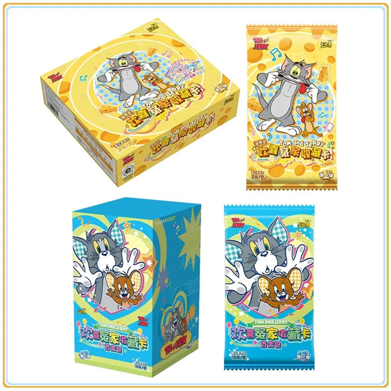 KAYOU 本物のトムとジェニー カードハッピー敵多用途パッククラシックレジェンド SE 漫画アニメ映画コレクションカードおもちゃギフト