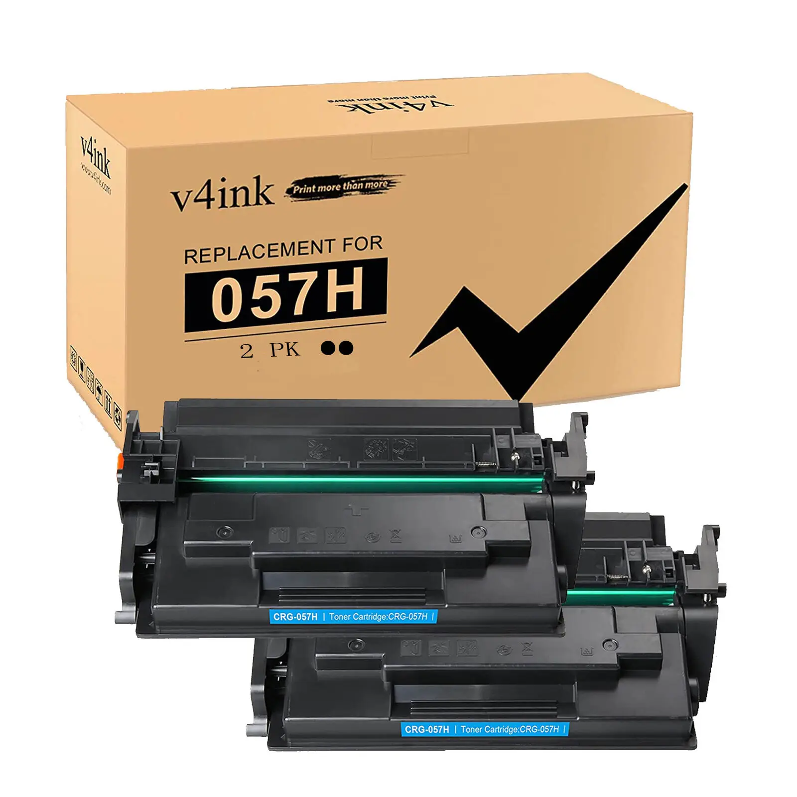 V4ink 2x الحبر متوافق مع كانون 057H فئة الصورة LBP226dw 227dw MF445 325dn