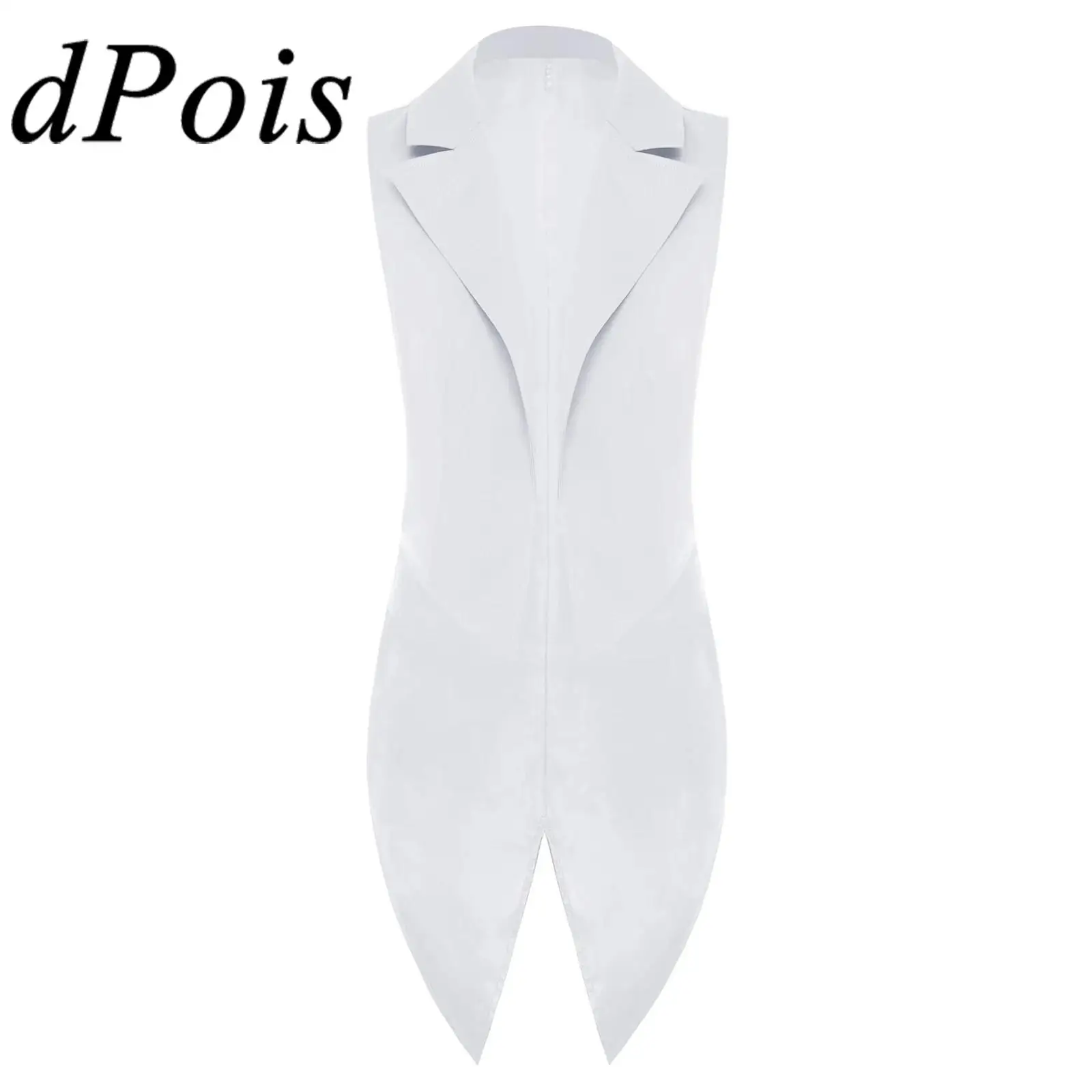 Tailcoat for Women Nightclub Waitress Costume Swallowtail Lady Formal Suits Vest Tuxedo Waistcoat Fashion Jazz Dance Costume
