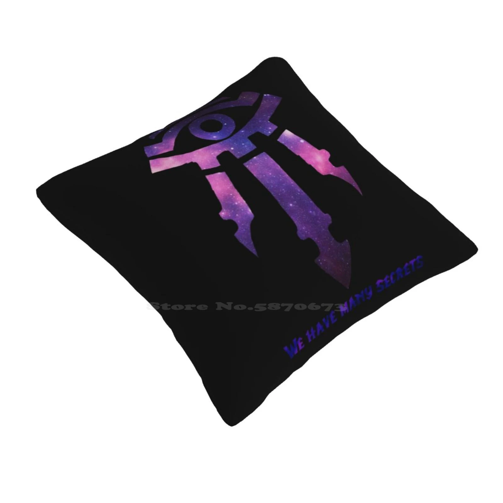 Kirin Tor-We Have Many Secrets Funny Cute Decor Square Pillowcase Secrets Kirin Tor Mage Wow Movie World Of