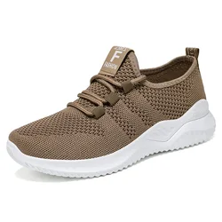 Comemore Fashion Spring Summer Female Sneakers Mesh Green Ladies Shoes Woman Lace Up Red Black Casual Women Shoe Breathable 2025