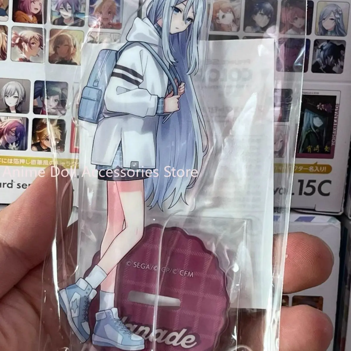 

Аниме проект Sekai Akiyama Mizuki акриловая фигурка-подставка, стоячая модель, украшение для рабочего стола, коллекция, подарок