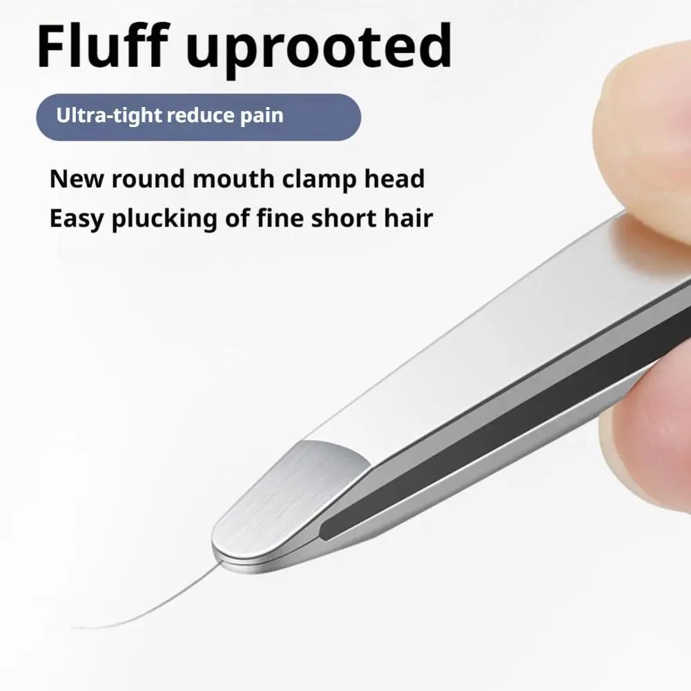 Roestvrijstalen wenkbrauw- en gezichtshaarverwijderaar Wenkbrauwpincet Antislip make-up verwijderaar Pincet Gereedschap Ontharing Make-up gereedschap