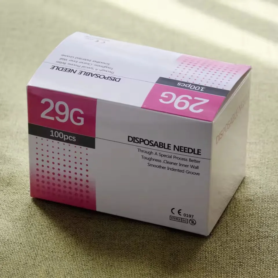 10/20/50/100PCS 34G 32G 18G 25G 27G 30G Superfine Small Painless needle 4mm 13mm 25mm 38mm ultrafine Teeth Eyelid Tool Needles