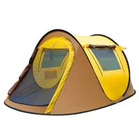 Outdoor 3-4 Person Fully Automatic Camping Tent Double Person Camping Beach Boat Tent 2 Person Simple Quick Opening Rainproof