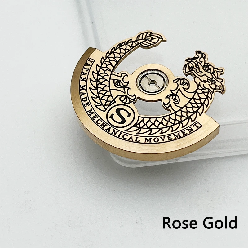 Rose Gold and Blue NH36 Movement Rotor Fit NH36 NH38 NH39 4R35 4R36 6R35 6R36 7S26 7S36 Movement Automatic Hammer Rotor