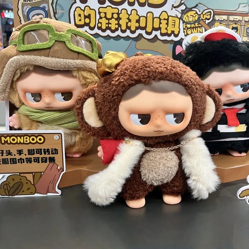 

MONBOO Official Licensed Blind Box Articulated Vinyl Plush Forest Town Figurine Cute Trendy Collectible Desktop Decoration Gift