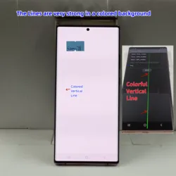 6,9-дюймовый AMOLED Note20U-дисплей для Samsung Galaxy Note 20 Ultra LCD с линией SM-N985 N986B ЖК-дисплей с цифровым преобразователем сенсорного экрана в сборе