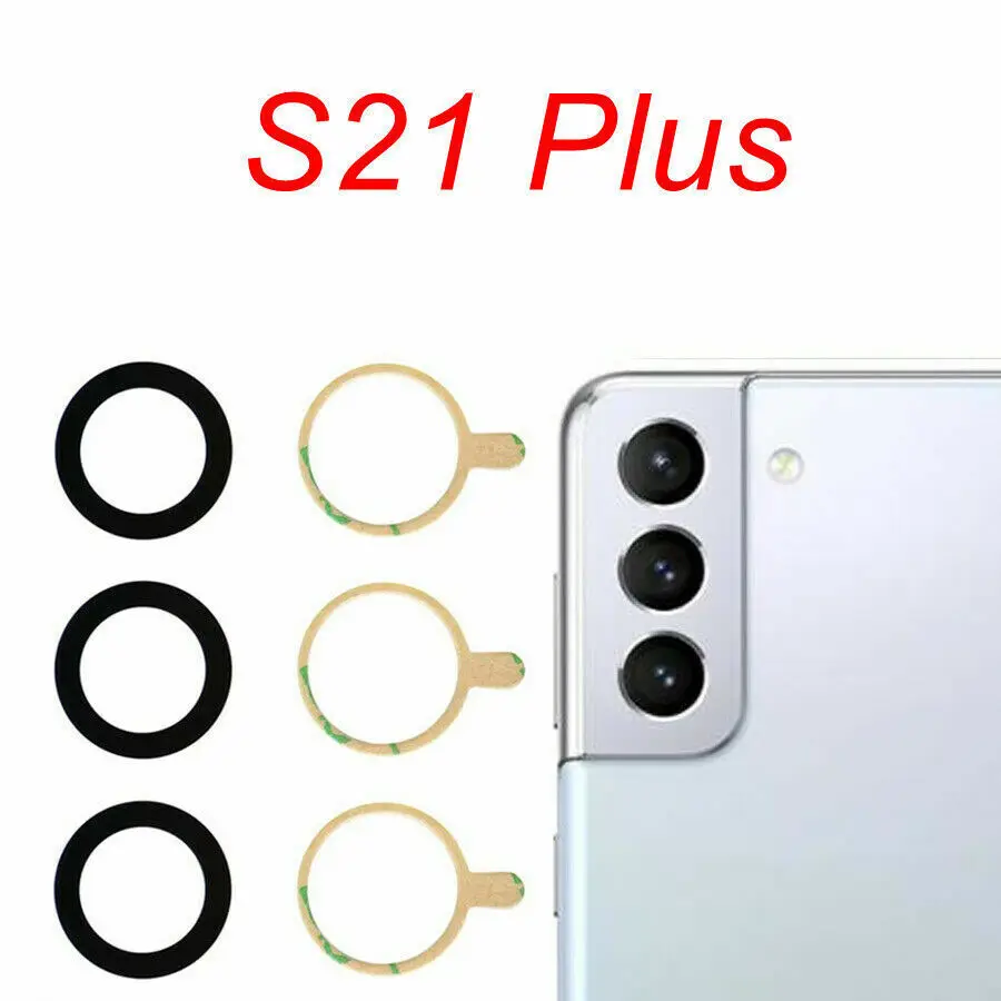 Rear Back Camera Glass Lens For SAMSUNG GALAXY S21 S22  Camera Glass Cover Replacement Parts+Adhesive Tape