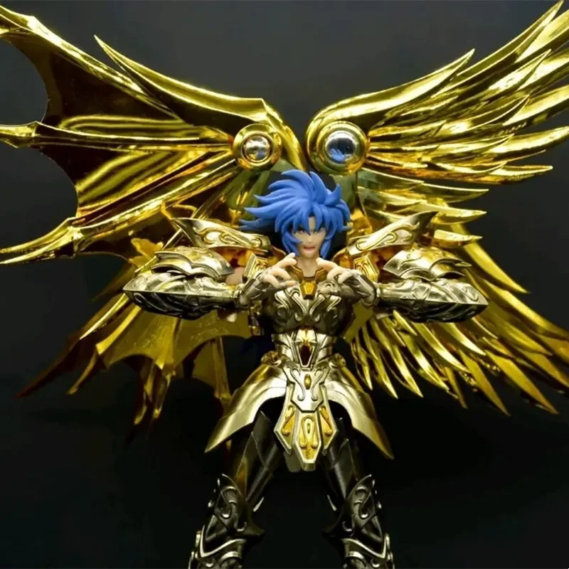 In Stock Saint Seiya Myth Cloth Ex Gt Gemini Saga Soul Of Gold Divine Armor With Totem Object Sog Action Figure Model Gift