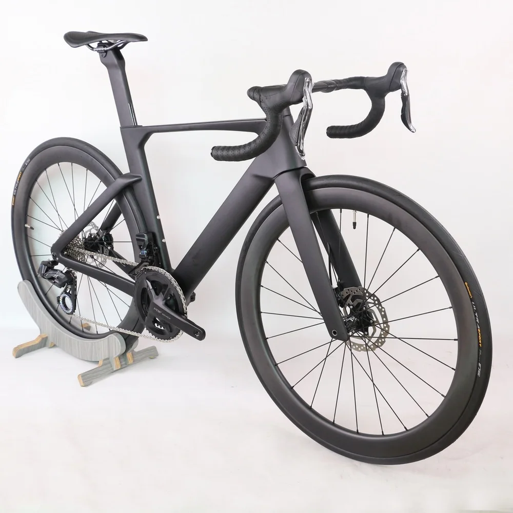 24-Gang-Scheibenbremsen-Rennrad TT-X65 WheelTop EDS Di2 Schaltgruppe 45/48/50/52/54/56cm Aero Fahrrad Carbon-Laufradsatz