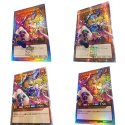 Yu Gi Oh Cards Black Magician Girl Rushdual-ORR Anime Game Characters ACG Collection Color Flash Cards Off Screen Series DIY Toy