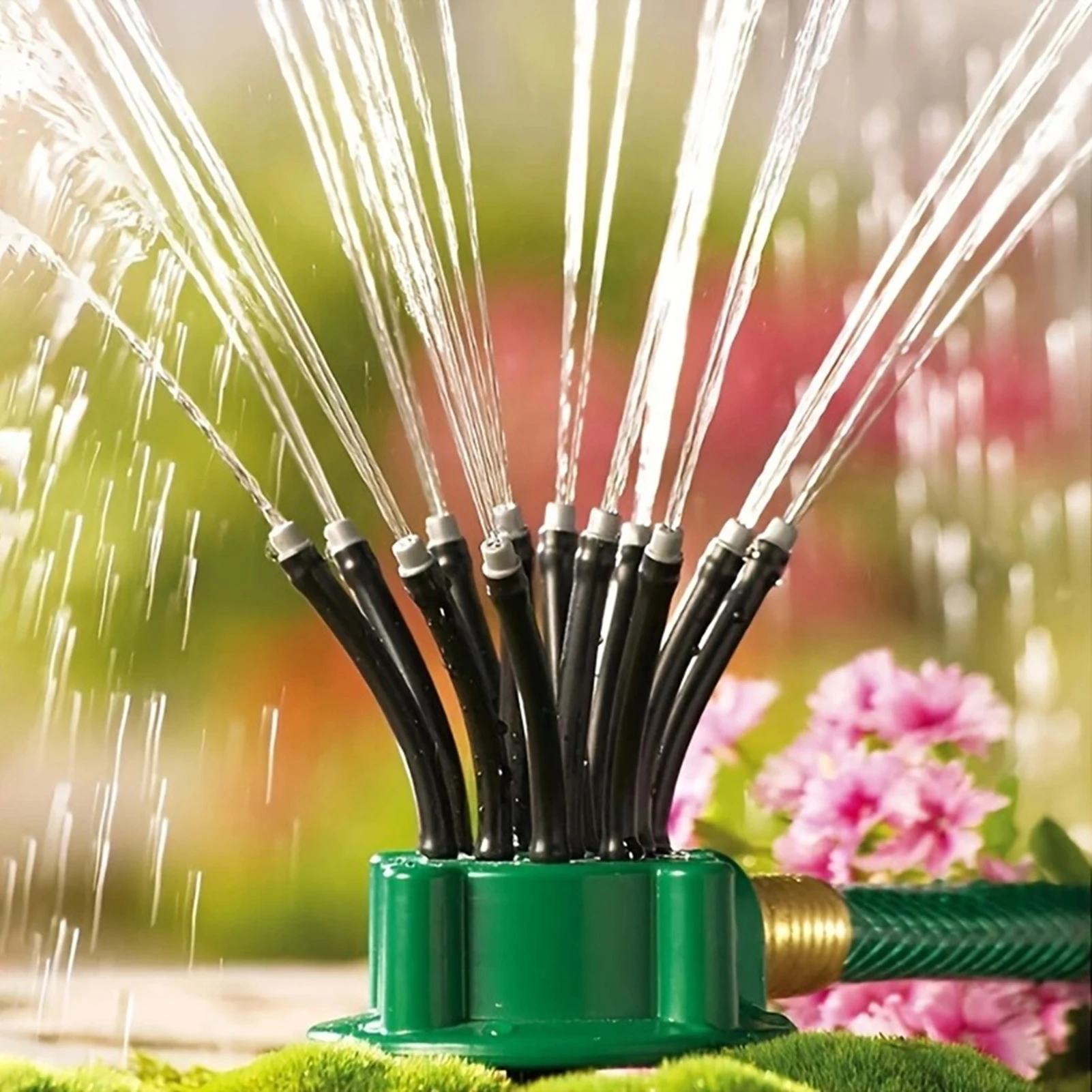 Multi-Function Irrigation Sprinkler Lawn Sprinkler with 360° Rotation for Fields Garden Plants Lawn