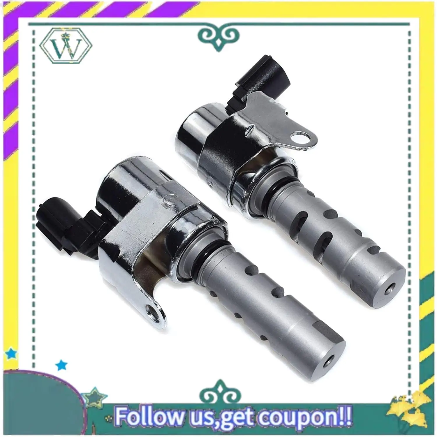 

A82U-2Pcs Automobile VVT Oil Control Valve Solenoid Valve For Toyota Altezza BEAMS 3SGE Part Number:15330-74030 15330-74040