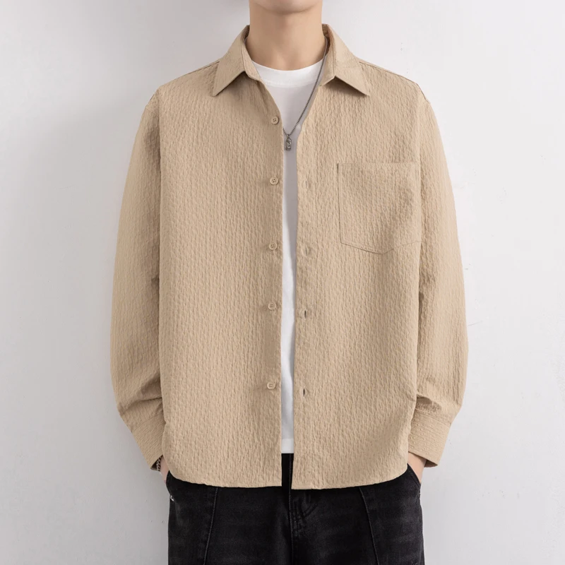 

Мужская приталенная куртка-пуховик с длинными рукавами для повседневной носки и работы, высококачественная, универсальная, весенне-осенняя