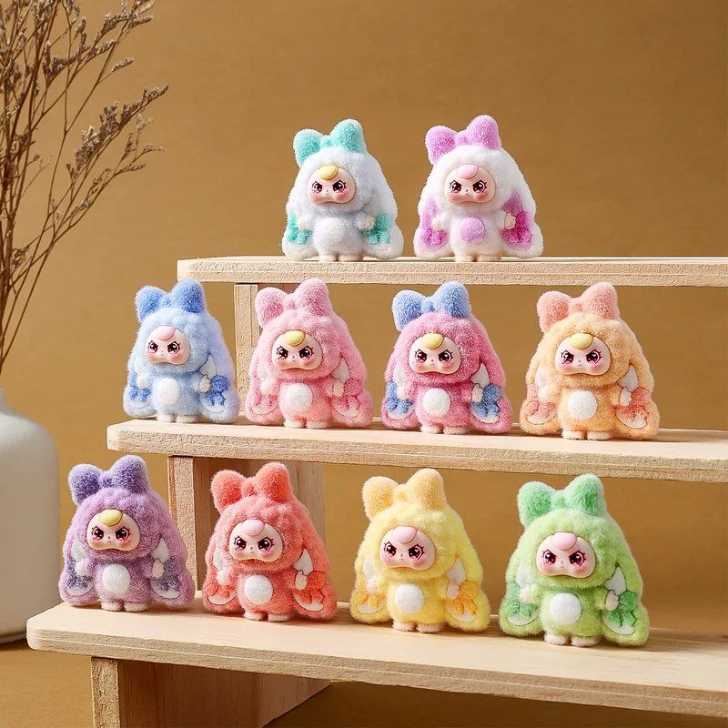 Mini Figurki Niespodzianki na Biurko - Flokowane Figurki Dekoracja Domu Samochodu Dla Dziewcząt Ozdoba do Akademika Szkolnego Kolekcjonerskie Zabawki