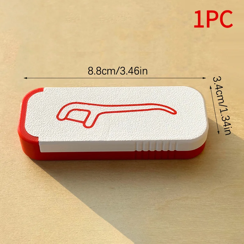 1PC Portable Dental Floss Box Mini Toothpick And Floss Organizer Mini Sliding Storage Box For Small Items For Home Office Travel