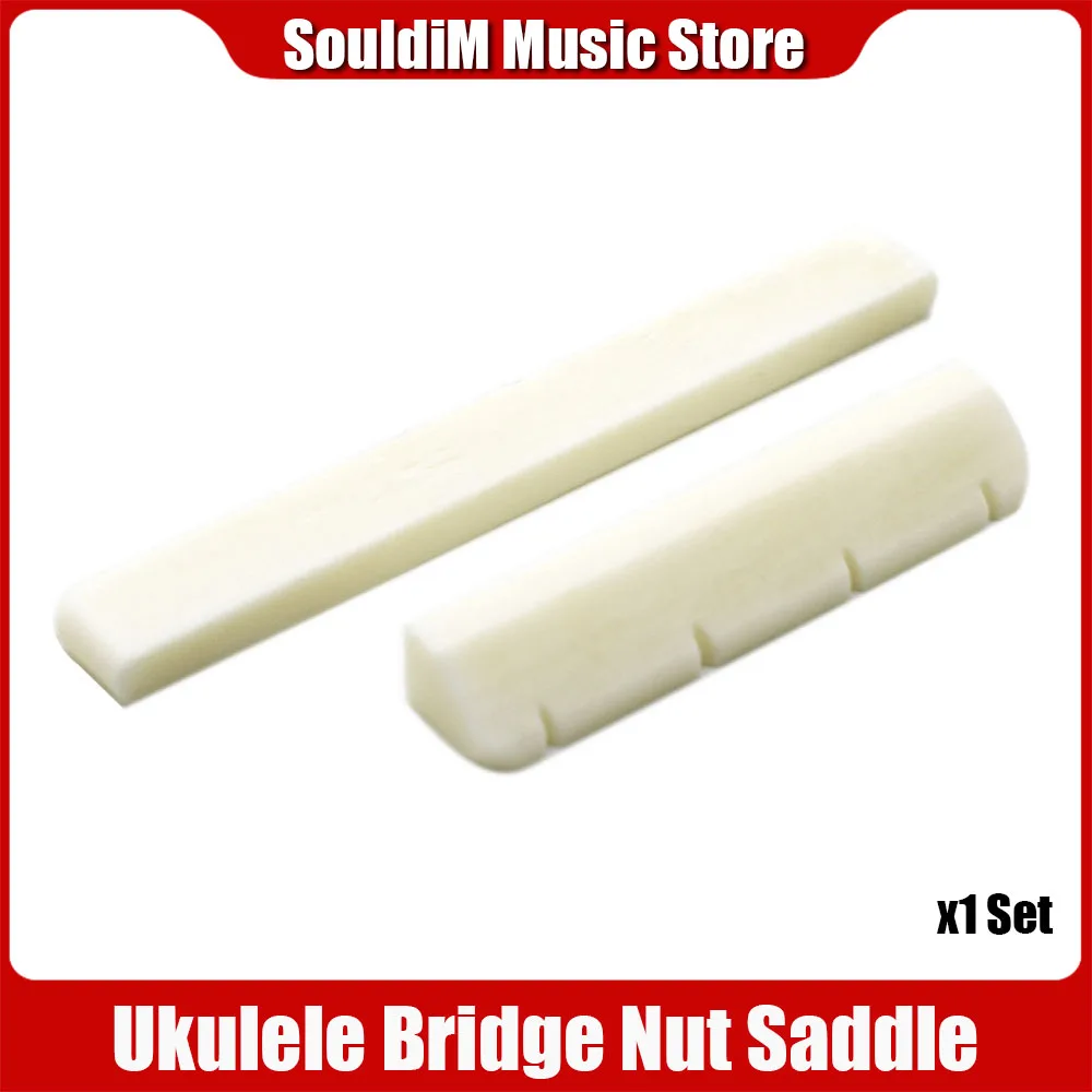

1 комплект, набор седловых гаек Buffalo Bone Bridge с прорезями для укулеле Uke, гитарные струнные инструменты, аксессуары