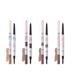 FLORTTE Double Head Horizontal Lying Silkworm Pen Peng Shadow Pencil Matte Shimmer Eyeliner Gel Pen Highlights