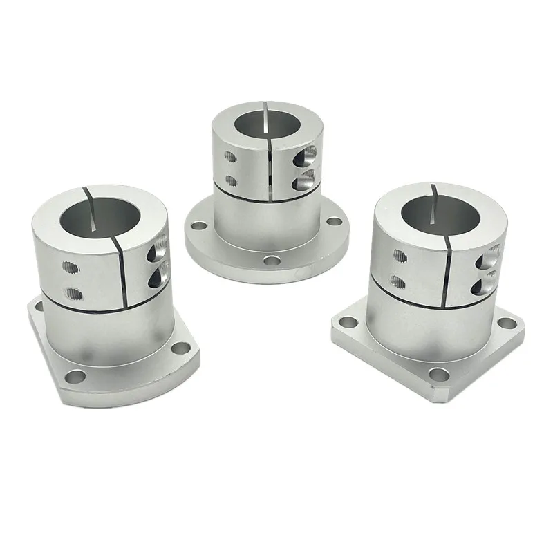 Extend Flange Type Shaft Support Guide Open Type Double-sided Cutting Flange Shaft Bracket Linear Motion Automation Components