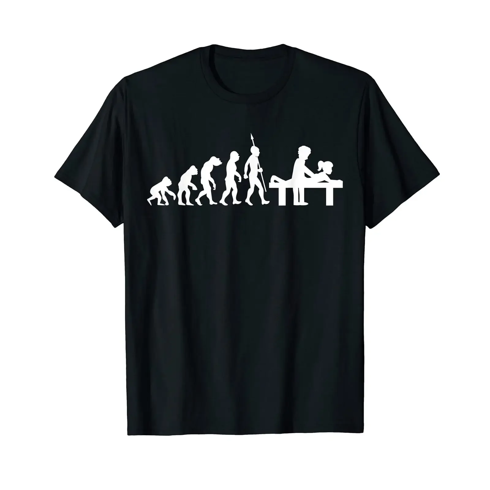 Massage Masseur Physio Evolution Fun T Shirt vintage Washed Unisex Stylish Casual graphic homme fashion Soft Comfortable