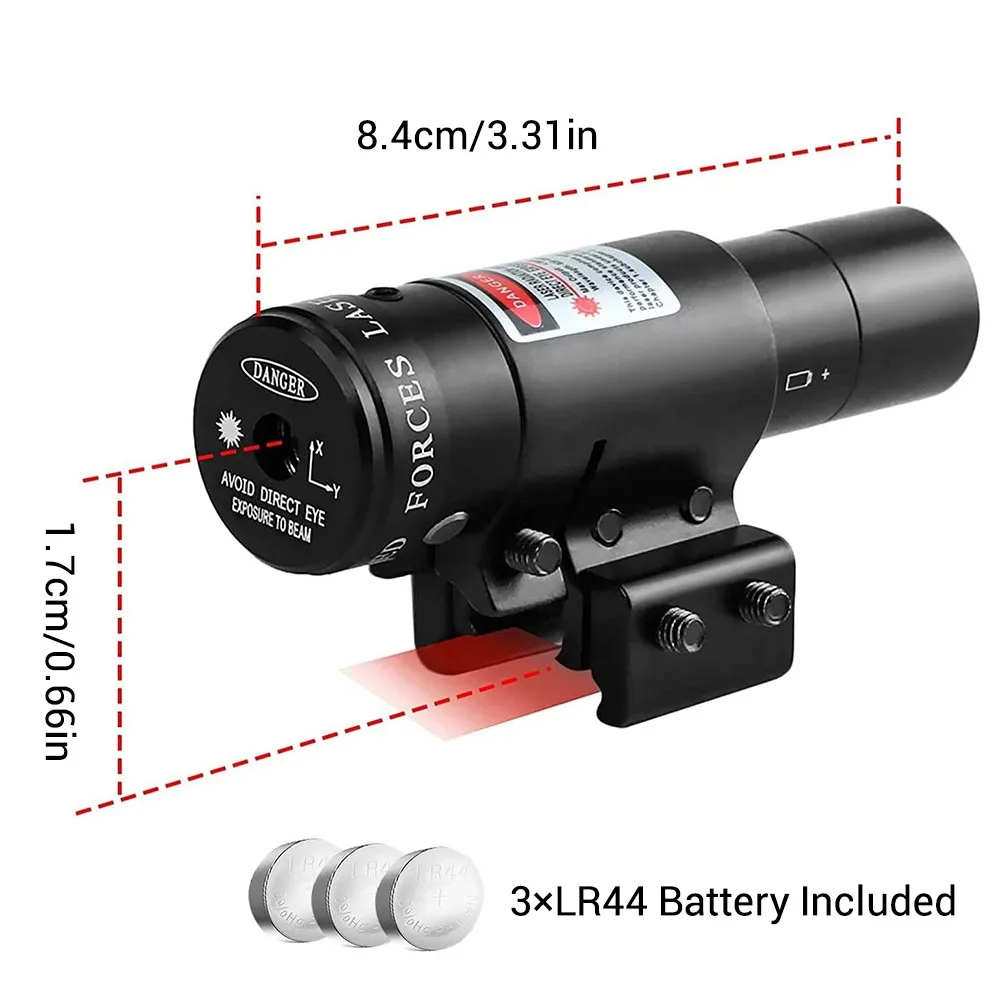 Pandangan Laser titik dapat diatur, berburu kompak menembak merah/hijau Laser pandangan untuk 20mm Picatinny/tenun atau 11mm rel Dovetail