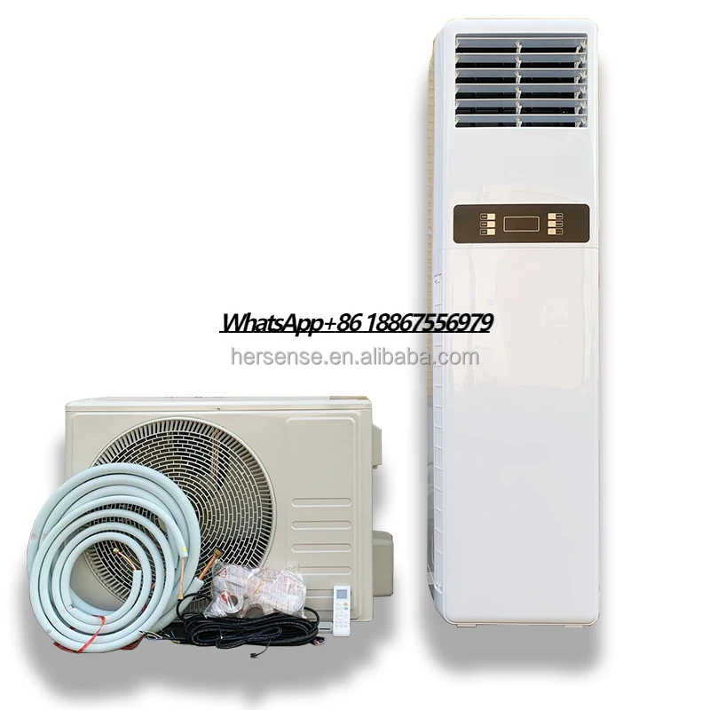 Floor Standing Type Air Conditioners 220V50HZ R410a 30000btu Copper Aircon Cooling and Heating Quiet Auto Restart Energy Saving