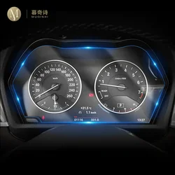 For BMW X1 F48 X2 F39 Dashboared Protector Car Accessories Interior Speedometer Sticker transparent TPU Film refit Anti-scratch