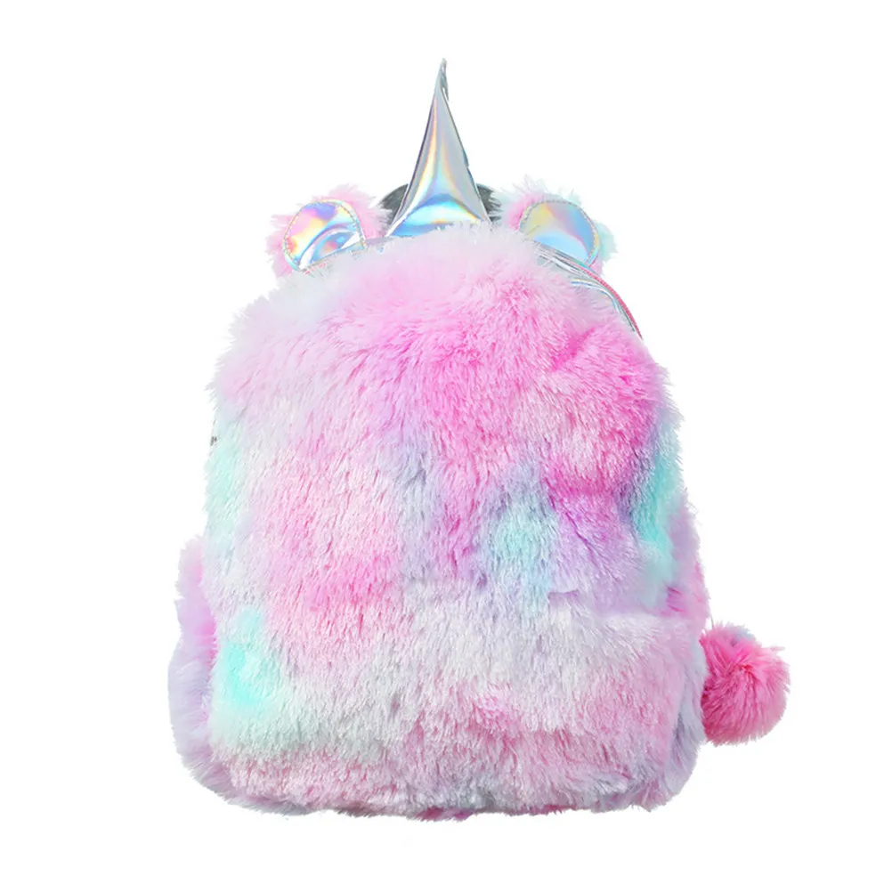 

Kids Unicorn Toddler Backpack Cute Soft Mini Bag for Preschool Kindergarten Snack Bag Pink Independent Zipper Design