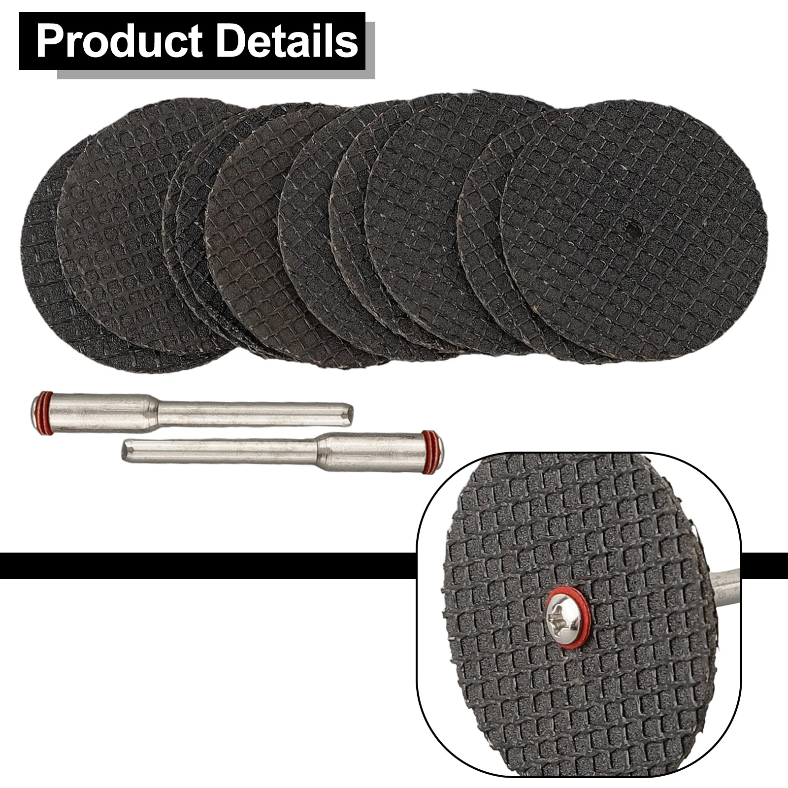 Grinding Wheel Cutting Disc Tradesmen Workshop Builders DIY Enthusiasts Black Resin Rotary Power Tools Practical
