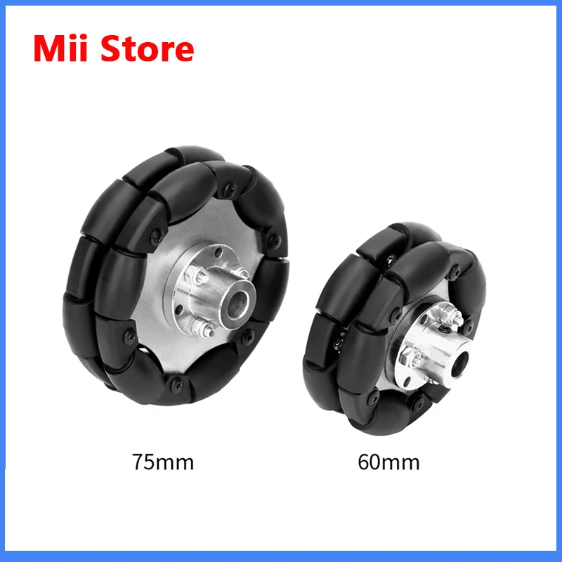 

1PC Omnidirectional wheel 60mm omni-directional wheel 75mm omni wheel Mobile Tires for Robot Car Parts Kit