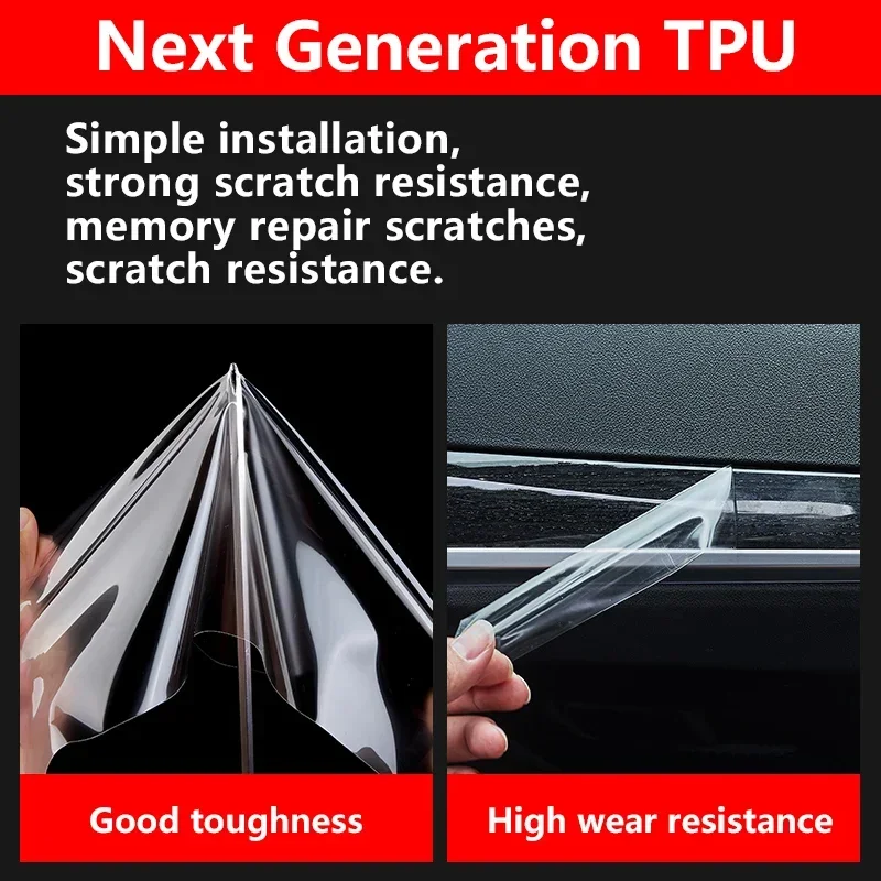 For Changan UNIK UNI K 2021 TPU Car Interior Center Control Navigation Gear Panel Anti Scratch Protective Film Car Accessories