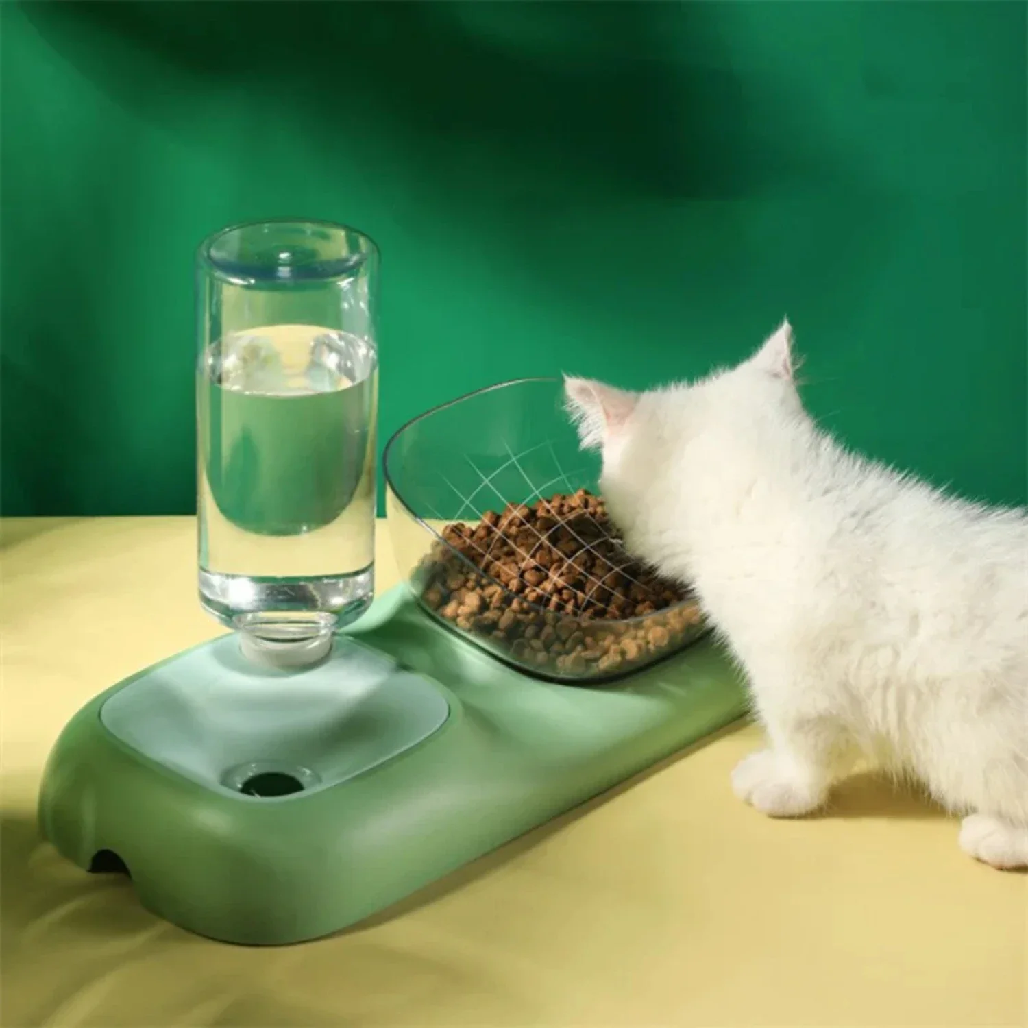 

Convenient, Automatic and Top-Quality Raised Stand Complete Pet Feeder and Water Dispenser - Enhance Your Beloved Pet's Comfort