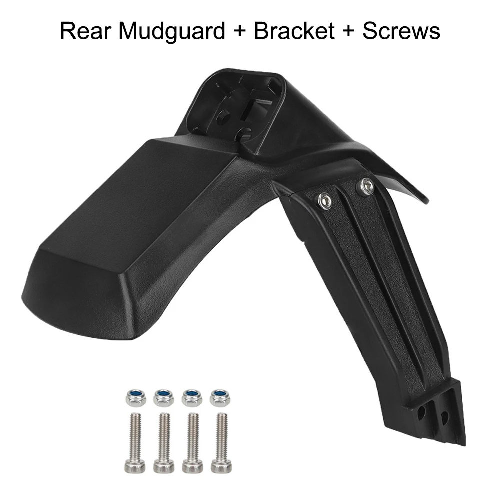 Rear Mudguard & Bracket Set For -Kukirin -G2 Pro DB - Includes Matching Screws And Nuts For Easy Assembly Essential Accessory