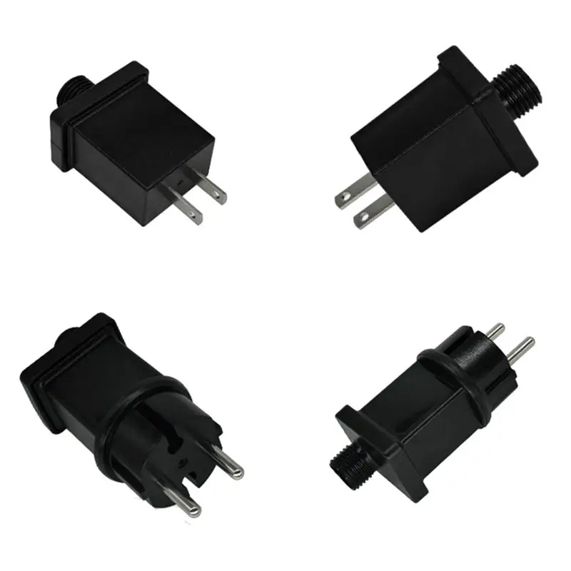 AS95 2X 4.5V 3.6W LED Transformer Plug Adapter IP44 Waterproof for Christmas Lamp, EU Plug