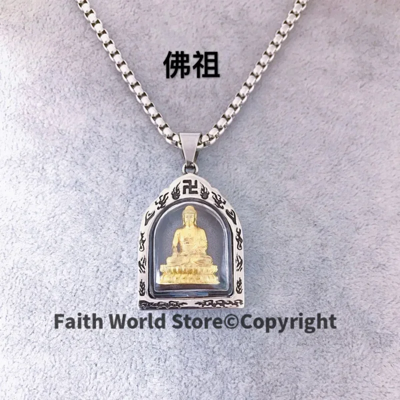 Special Offer Thailand Buddha card Greco-Buddhist pocket travel efficacious talisman Omnipotent Buddha Mantra Pendant Amulet