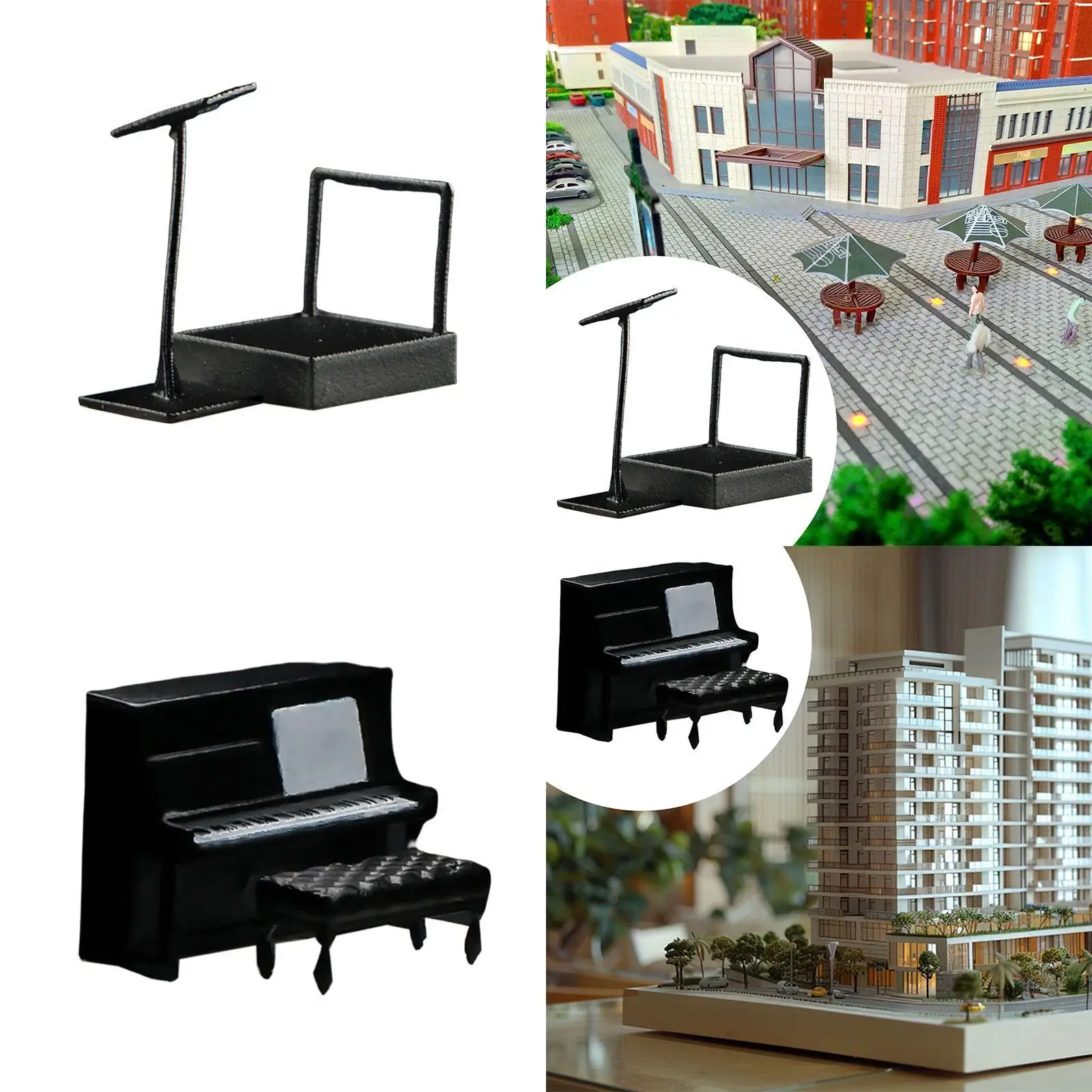 

1/64 миниатюрные сцены, реквизит для фотосессии, реалистичные проекты «сделай сам», раскрашенная коллекция поездов, архитектурный песочный стол, пейзаж, крошечная модель