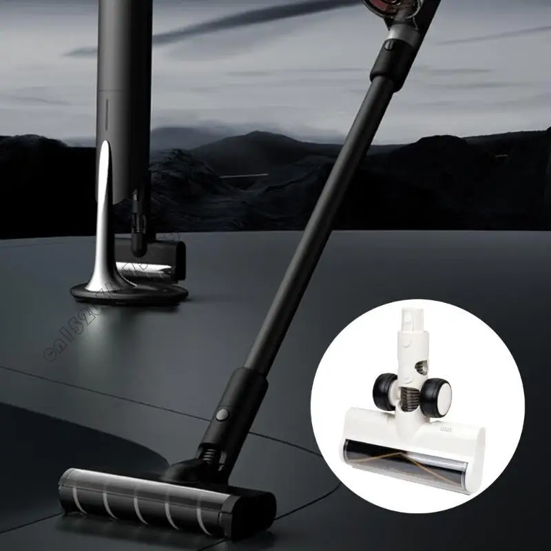 

4XFB Vacuum Cleaner Attachment Replacement Accessories Soft Roller Brush Head for Wooden Floor Ceramic Tile Marble Use