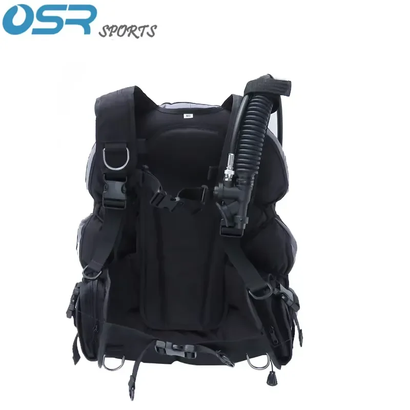 Lightweight BCD for Scuba Diving Travel-Ready Wetsuit with Soft Harness and Backmount Donut Bladder Buoyancy Compensator