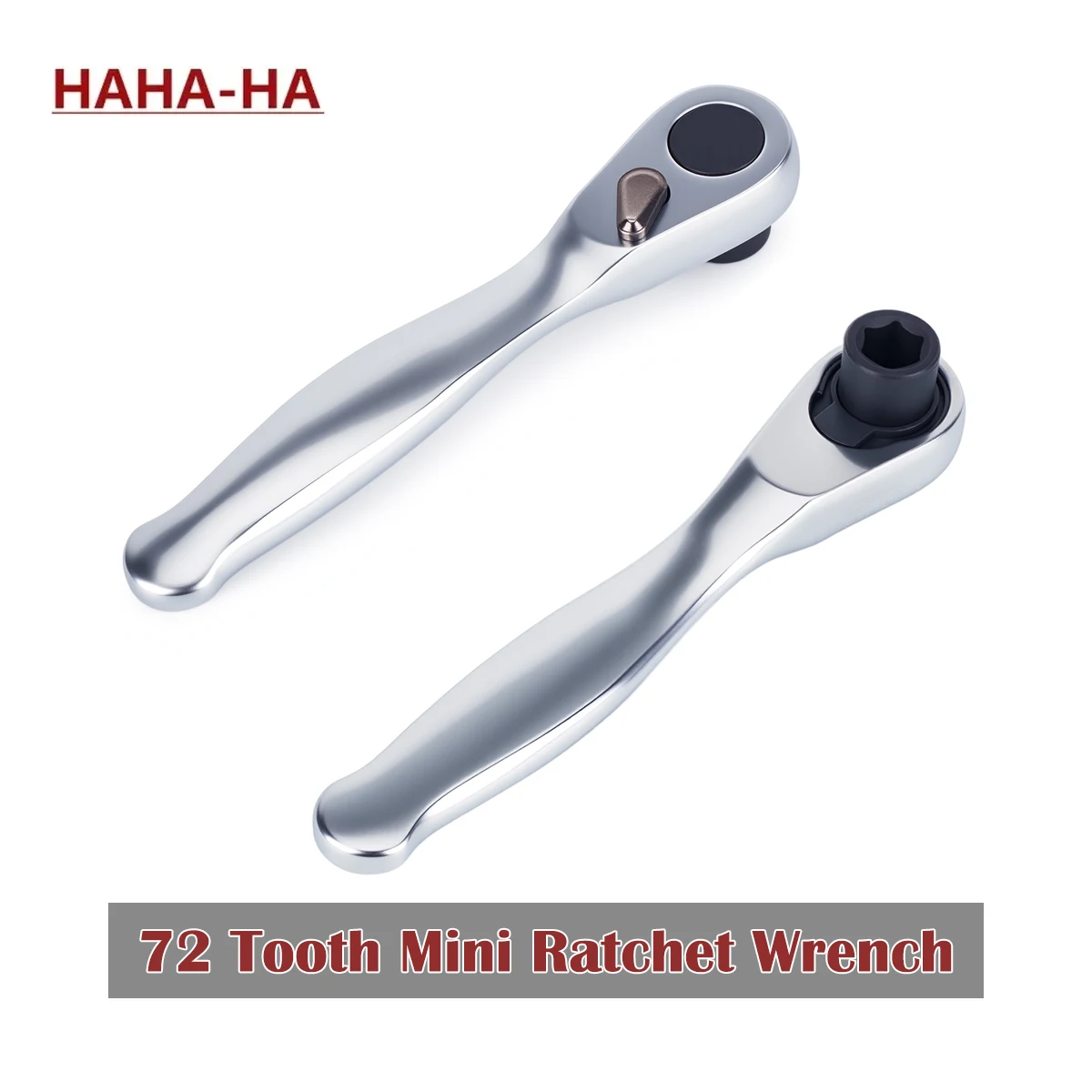 72 Teeth Mini 1/4 inch Ratchet Wrench Drive Ratchet Handle Release Socket Spanner Screwdriver Bit Hand Repair Tool