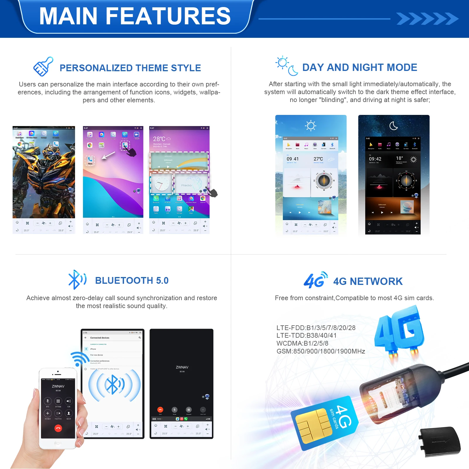 كوالكوم 665 Carplay 12.1 "شاشة أندرويد 11 لهوندا أكورد 2003-2007 مشغل وسائط متعددة نظام تحديد المواقع نافي راديو السيارة وحدة رأس ستيريو