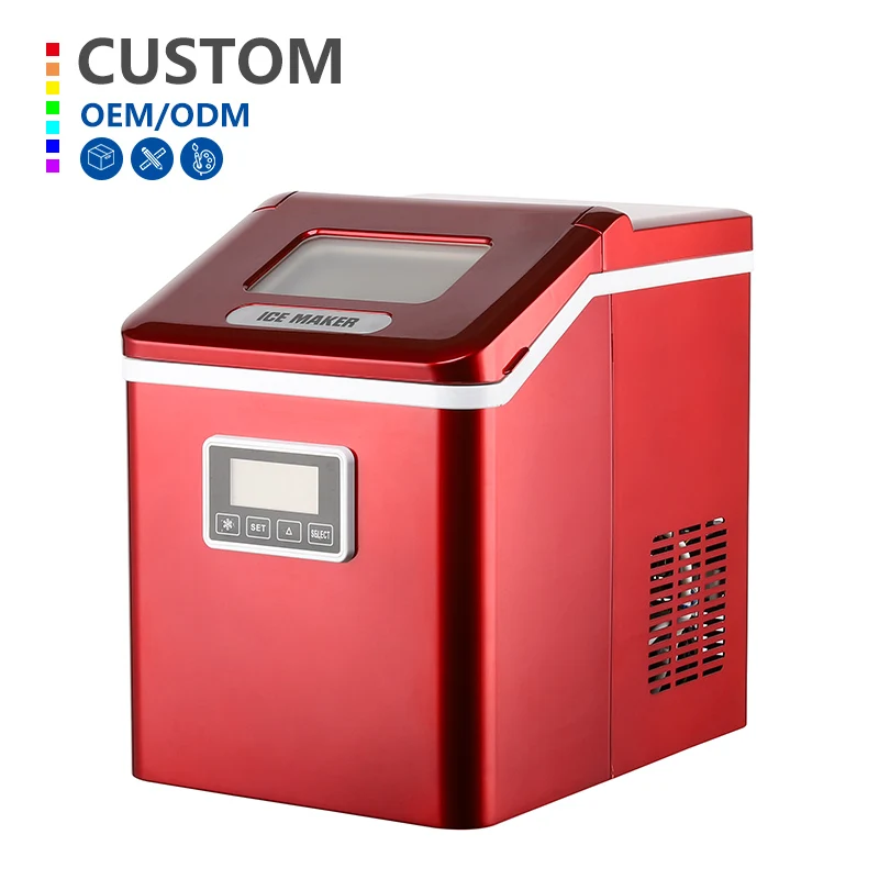 YUTONG Household Custom Logo Home Ice Maker Auto Electronics Counter Top Ice Machine 15-20kg/24h Ice Maker Machine Home