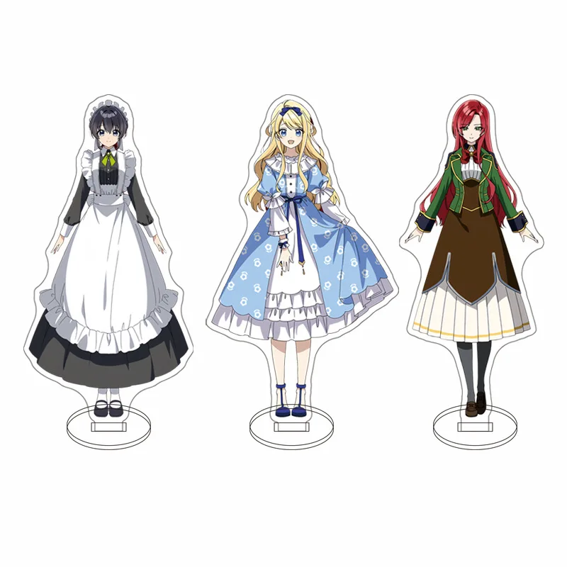 

Heroine Saint No, I'm an All-Works Maid (Proudly)! Acrylic Anime Stand Model Plate Decoration Desk Figure Display Fans Couple