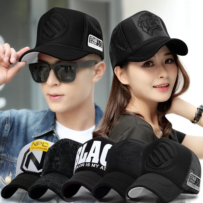 Summer women ladies hip hop sports hat Trucker hats Sun hats Outdoor Men Ins trend Casual breathable streetwear baseball cap